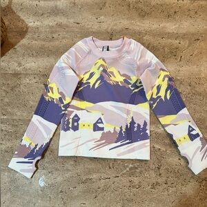 MOODYTIGER Kids Balance Seamless Long Sleeves - Snowberg Pink - 6